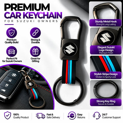 Premium Car Keychain – Metal Hook & Stylish Key Ring | Multiple Car Brands