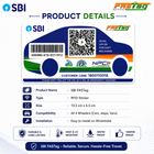 SBI FasTag for Car/Jeep/Van