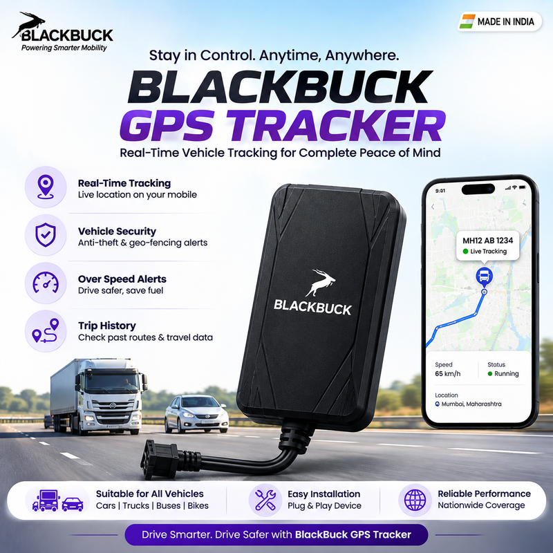BlackBuck GPS Tracker for Car, Bike, Truck & Bus