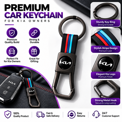 Premium Car Keychain – Metal Hook & Stylish Key Ring | Multiple Car Brands